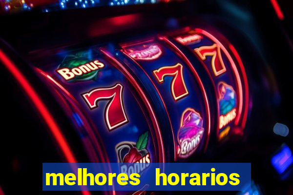 melhores horarios pagantes fortune tiger