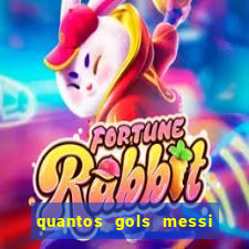 quantos gols messi tem na carreira