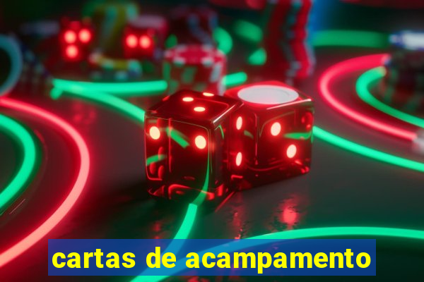 cartas de acampamento