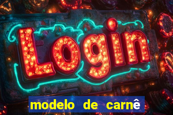 modelo de carnê de pagamento word