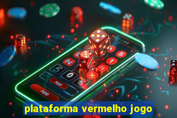 plataforma vermelho jogo