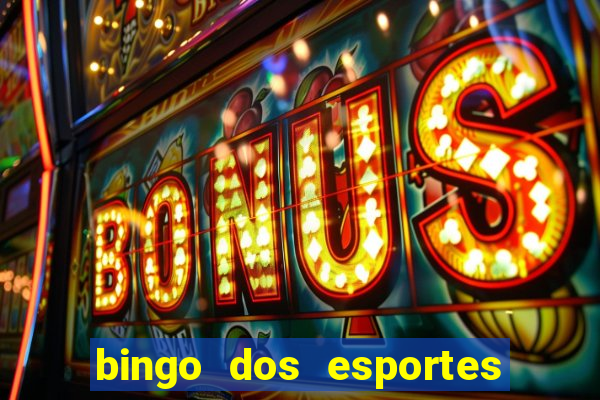 bingo dos esportes para imprimir