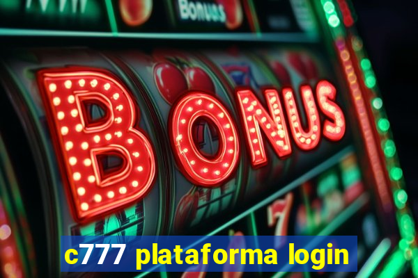 c777 plataforma login